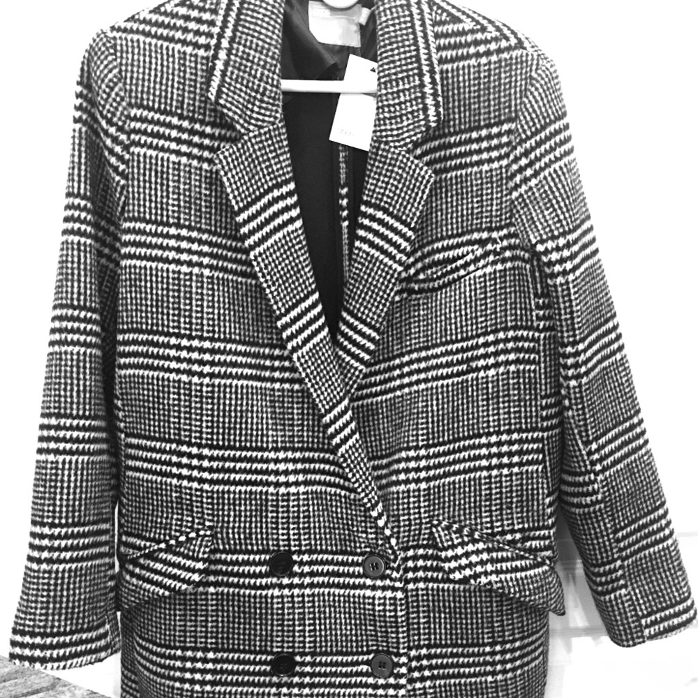 ASOS DESIGN Houndstooth Coat
